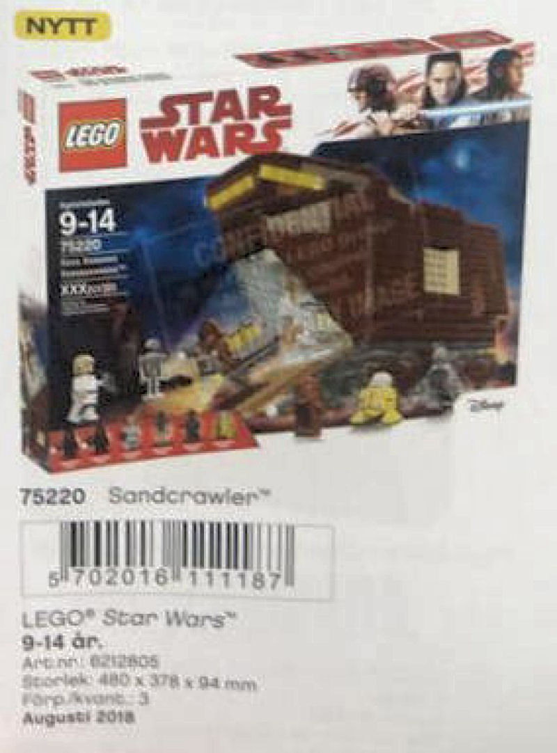 lego star wars sandcrawler 2018