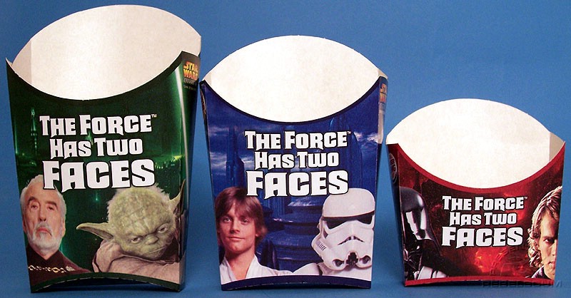 Burger King Star Wars French Fries Boxes