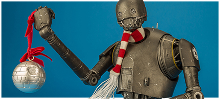 K-2SO Happy Holidays 2017 Gift Mini Bust from Gentle Giant
