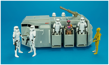 Rebelscum.com: Imperial Troop Transport from Hasbro's Star Wars 
