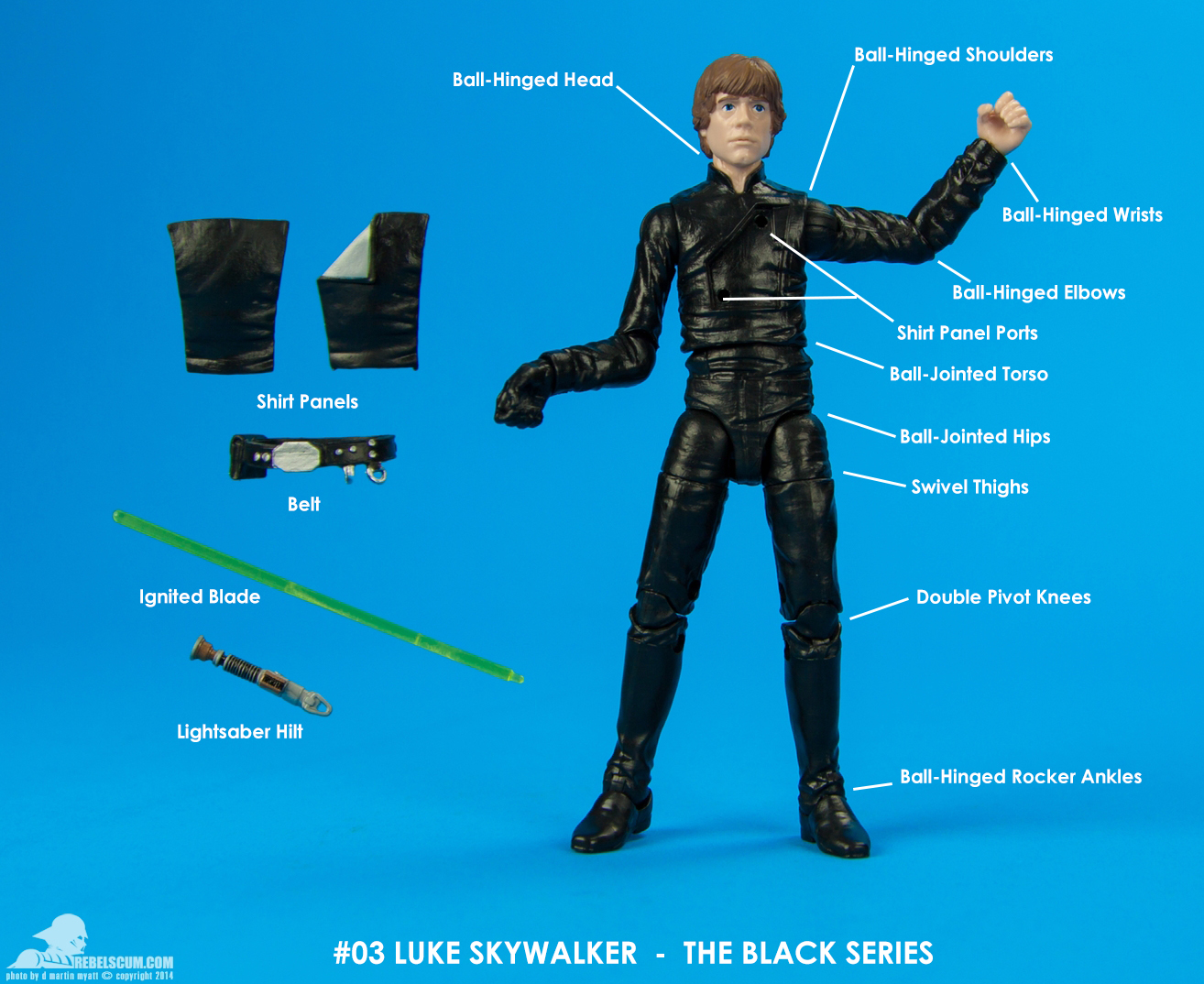 luke skywalker black series 6 inch