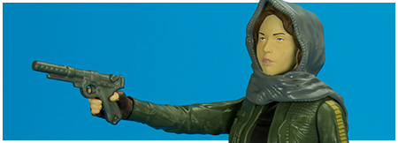 Sergeant Jyn Erso (Jedha) action figure from the first wave of Hasbro's Rogue One Hero collection