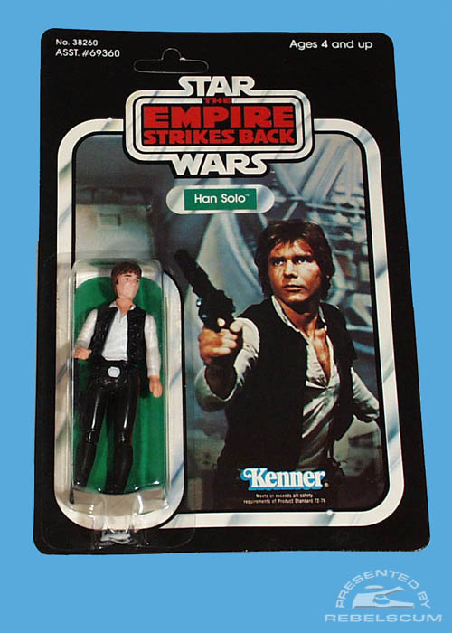 The Empire Strikes Back 32 Back Card The first renamed figure package