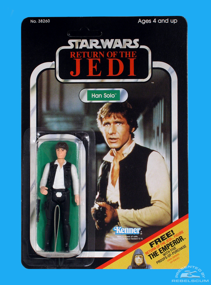 Kenner 65 Back C Return Of The Jedi Carded Figure with New Image