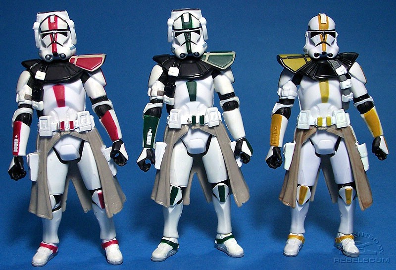 Clone Commander (Deviss) | Clone Commander (Green) | 327th Star Corps Trooper