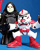 Galactic Heroes Emperor Palpatine and Shock Trooper