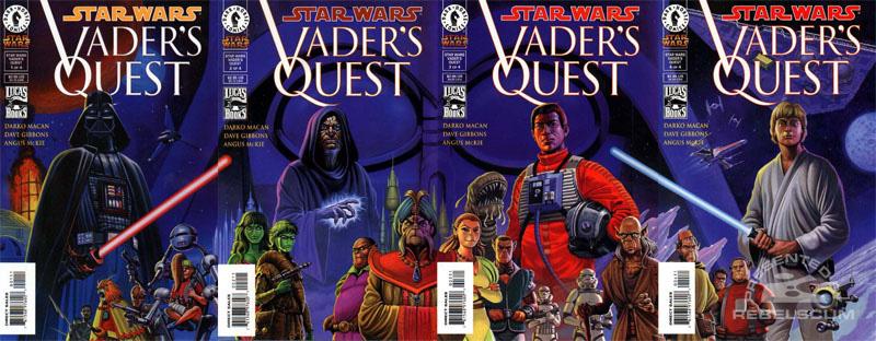 Vader's Quest Assembled Covers