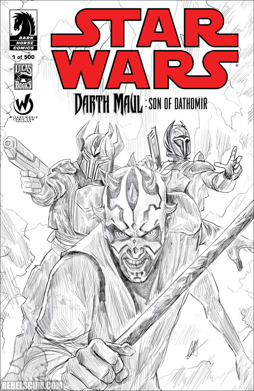 Darth Maul: Son of Dathomir #1 (Wizard World Atlanta 2014 sketch variant)