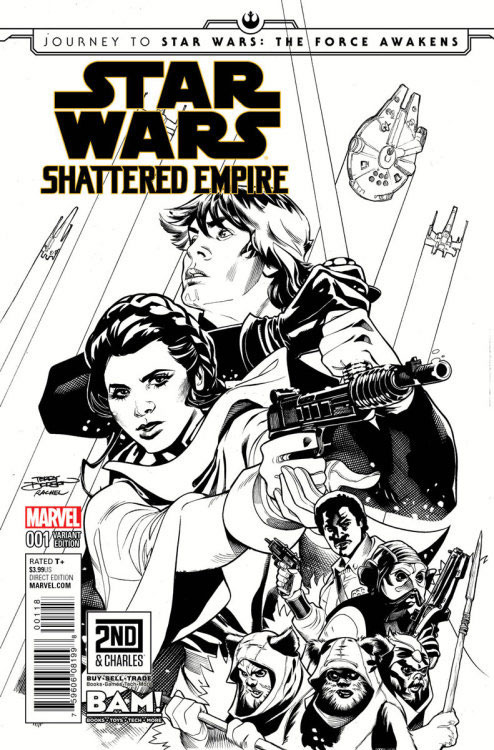 Shattered Empire 1 (Terry Dodson Books-A-Million/2nd & Charles sketch variant)