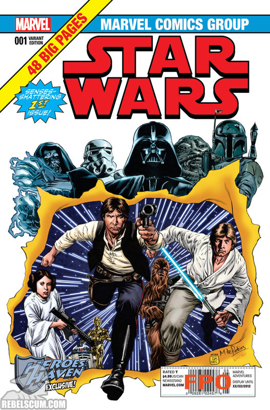 Star Wars 1 (Mike Perkins Heroes Haven Comics variant)