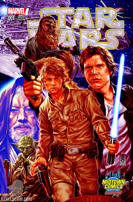 Star Wars 1 (Mark Brooks Midtown Comics variant)