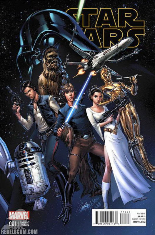 Star Wars 1 (J. Scott Campbell connecting variant 'A')