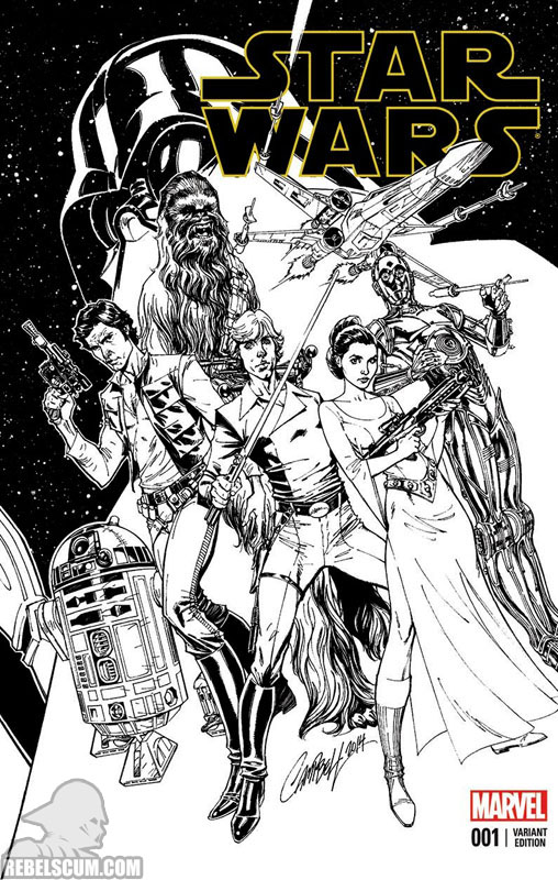 Star Wars 1 (J. Scott Campbell connecting sketch variant 'A')