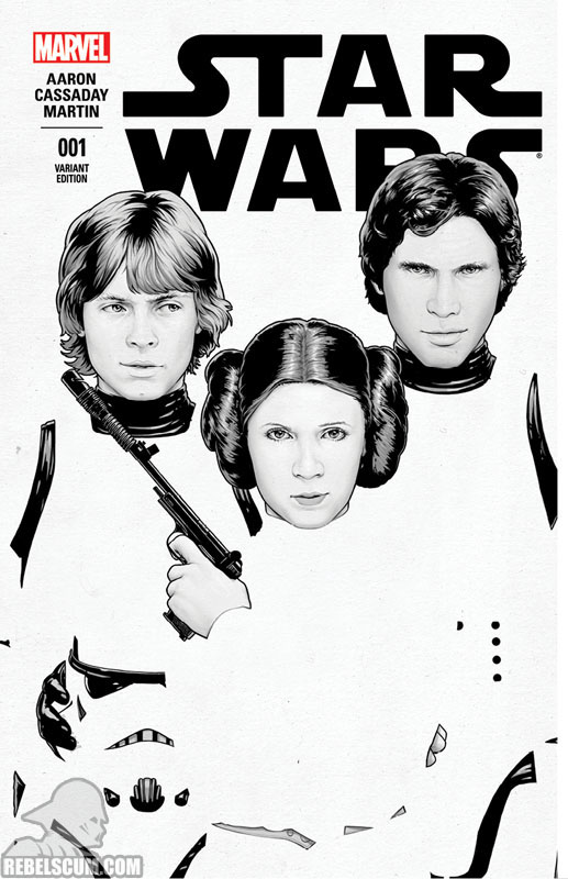 Star Wars 1 (John Tyler Christopher ComicXposure black/white variant)
