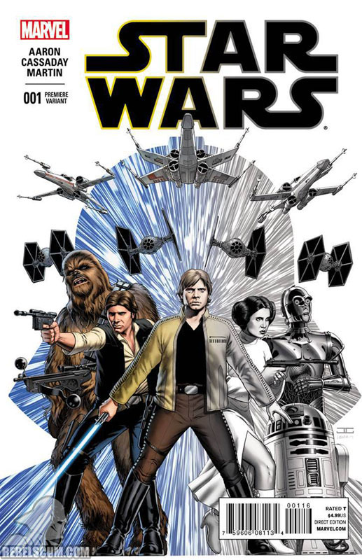 Star Wars 1 (John Cassady Comic Shop Personalized Premiere variant)