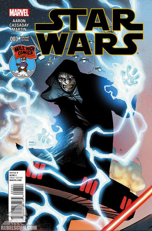 Star Wars 3 (Humberto Ramos Mile High Comics variant)