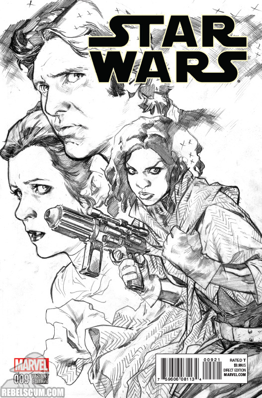 Star Wars 9 (Stuart Immonen sketch variant)