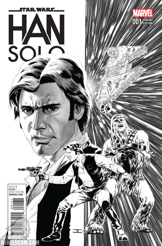 Han Solo 1 (John Cassady Sketch variant)