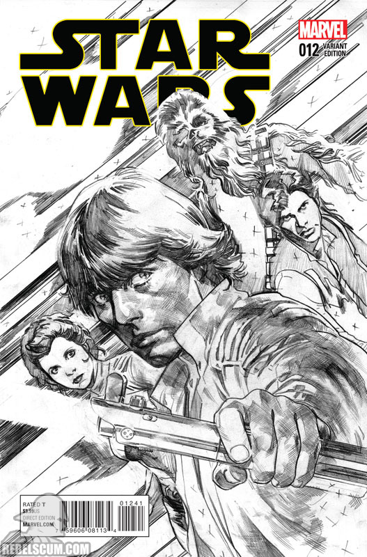 Star Wars 12 (Stuart Immonen sketch variant)