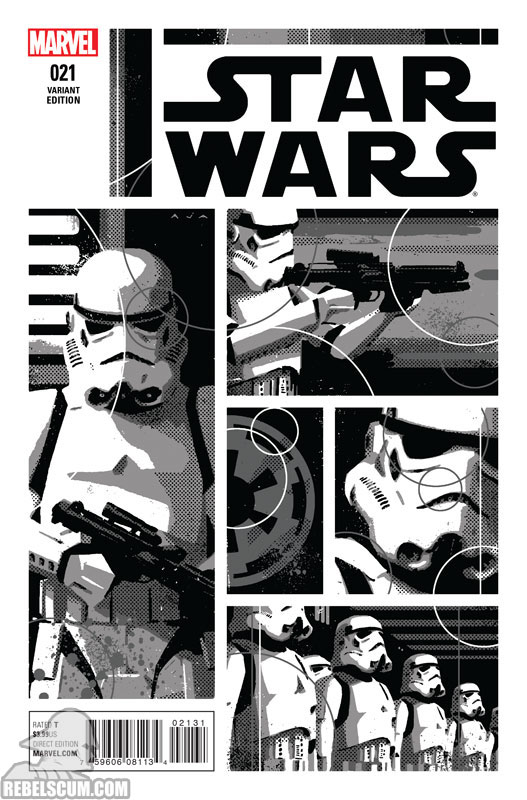 Star Wars 21 (David Aja Black & White variant)