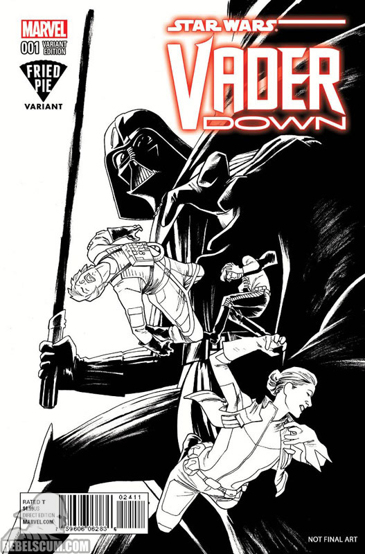 Vader Down 1 (Kris Anka Fried Pie Black &  WHite variant)