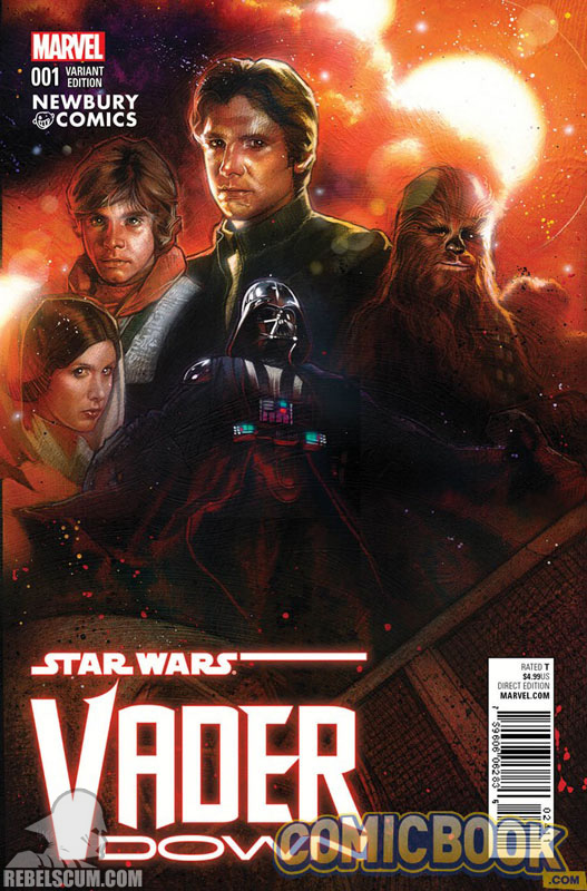 Vader Down 1 (Tony Harris Newbury Comics variant)