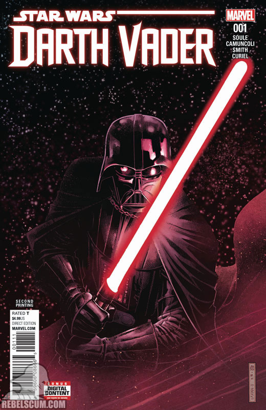 Darth Vader: Dark Lord of the Sith 1 (2nd printing - July 2017)