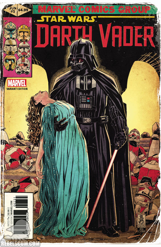 Darth Vader: Dark Lord of the Sith 1 (Mark Brooks Uncanny X-Men 145 homage variant)