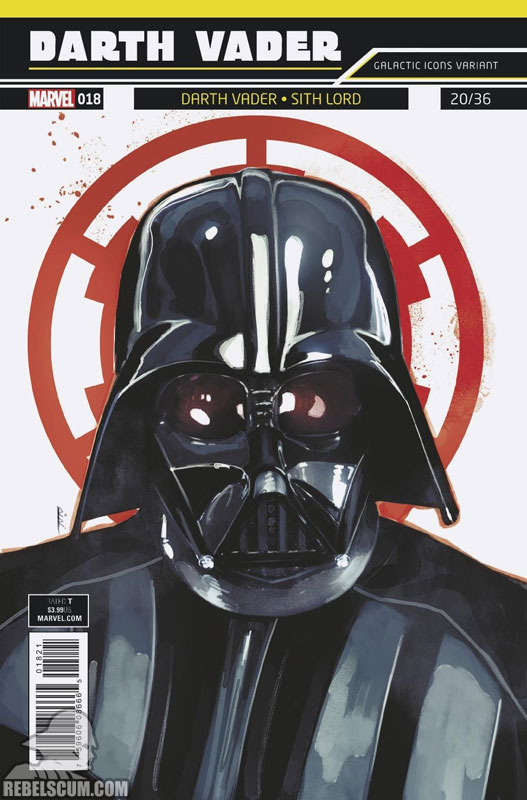 Darth Vader: Dark Lord of the Sith 18 (Rod Reis Galactic Icon variant)