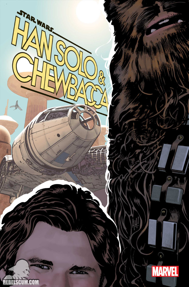 Han Solo %26 Chewbacca 2 (Adam Hughes variant)