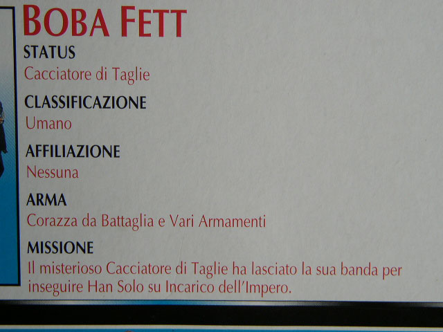Italian Carded Version