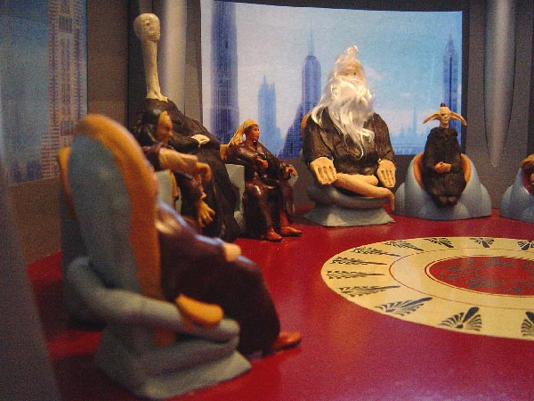 Thomas Riedel's Jedi High Council diorama