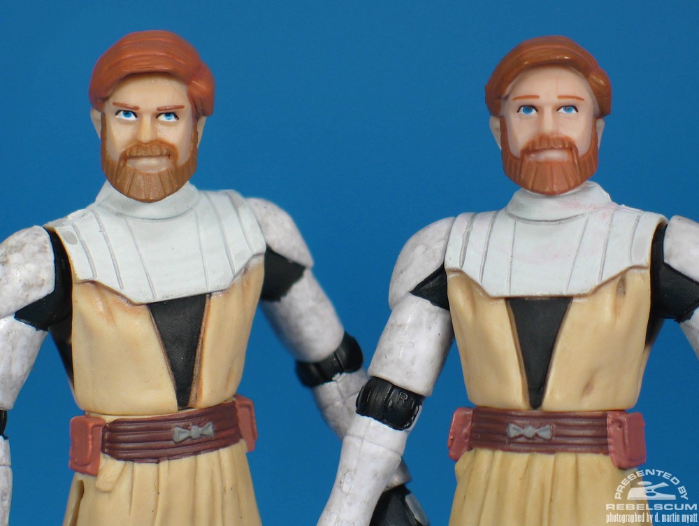Left to Right: DVD Two Pack Obi-Wan, Single Carded Obi-Wan