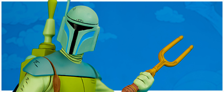 Boba Fett (Star Wars Holiday Special) Animated Maquette from Gentle Giant LTD