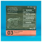 03 Rey's Speeder (Jakku) - The Black Series 6-inch action figure collection from Hasbro