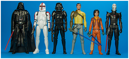 Target Exclusive Star Wars: Rebels Heroes and Villains six pack from Hasbro