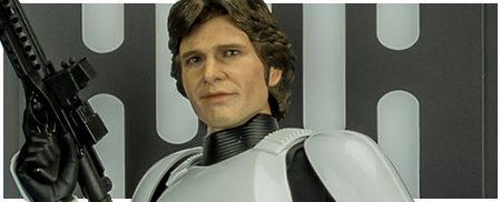 MMS418 Han Solo (Stormtrooper Disguise) 1/6 Scale Collectible Figure from Hot Toys